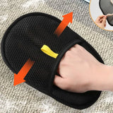 Pet Hair Remover Brush Kitten Hair Remover Gloves Deshedding Brush Glove for Dog Cat Double-Sided Fur Hair Cleaning for Carpet