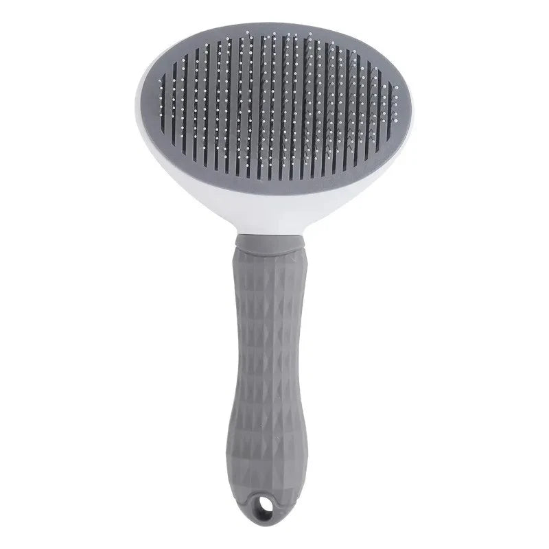 Self-Cleaning Pet Slicker Brush | Dematting Comb & Hair Remover for Dogs & Cats