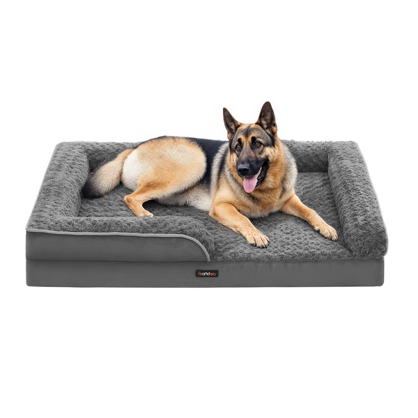 Orthopedic Memory Foam Dog Bed with Washable Waterproof Cover