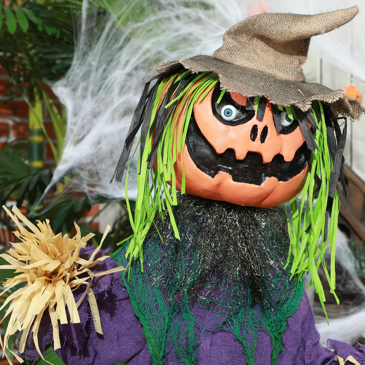 Pumpkin Halloween Animatronic Prop for Indoor & Outdoor Use