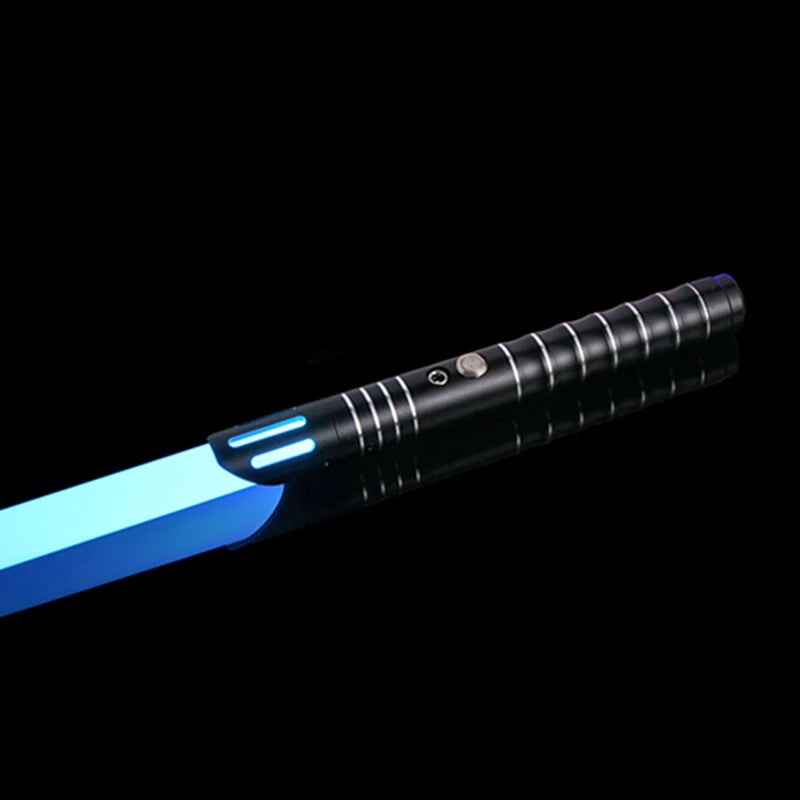 Light Up Saber 16 Colours RGB LED Laser Sword with Sound Effects Metal Handle Quiet Mode for Kids Cosplay and Christmas Gift