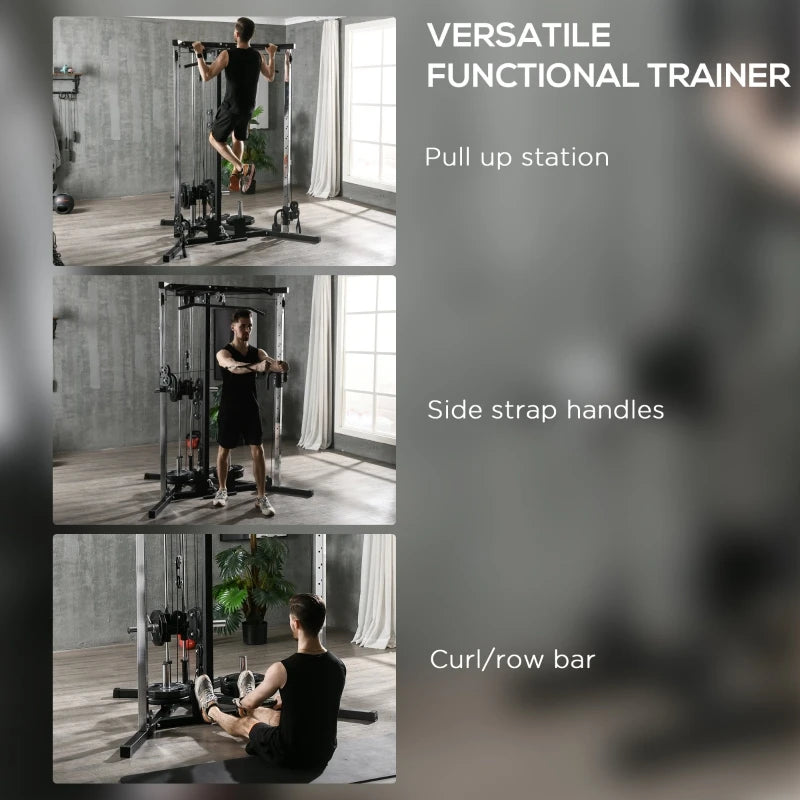 Multifunction Home Gym Machine with Pull Up Bar – 15 Position Adjustable Strength Training Equipment