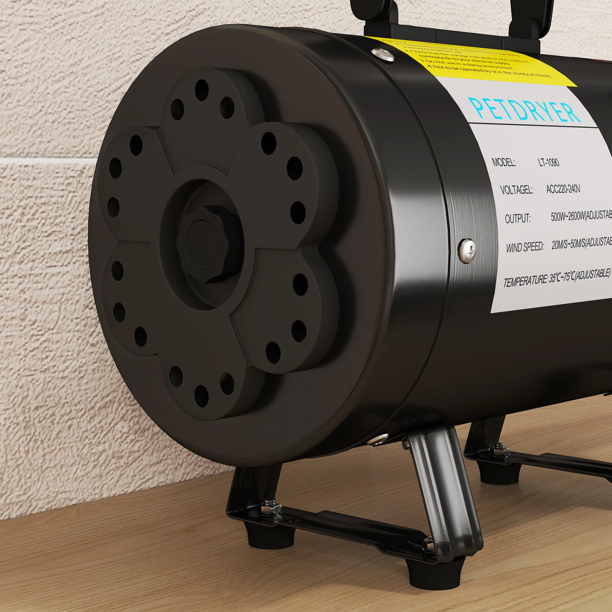 2200W Dog Hair Dryer with Adjustable Temperature & Velocity