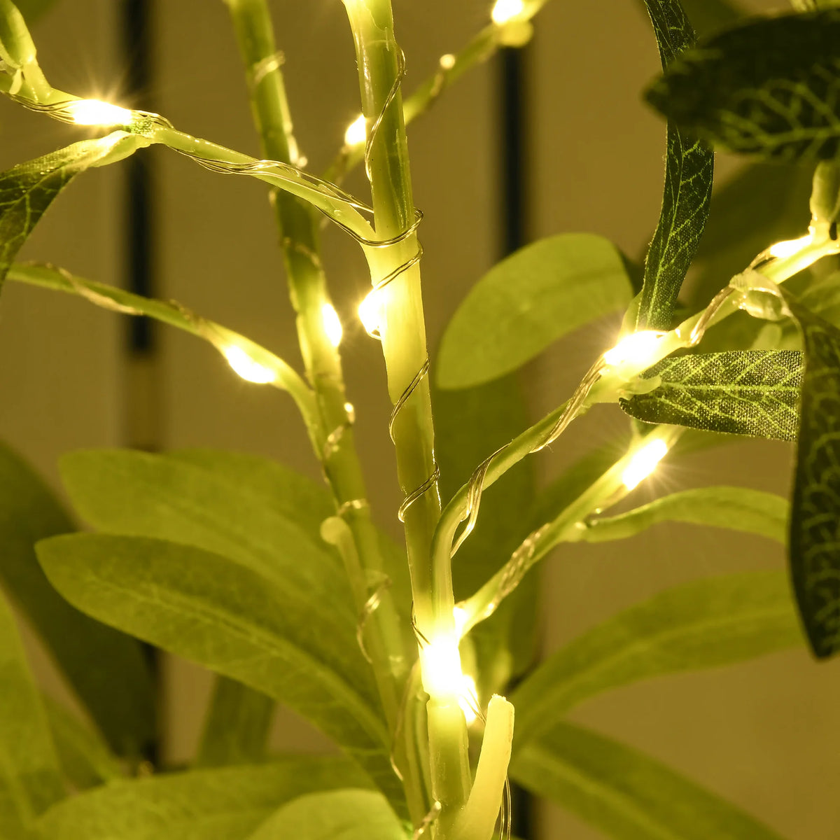 180cm Artificial Olive Tree with 300 Warm White LED Lights