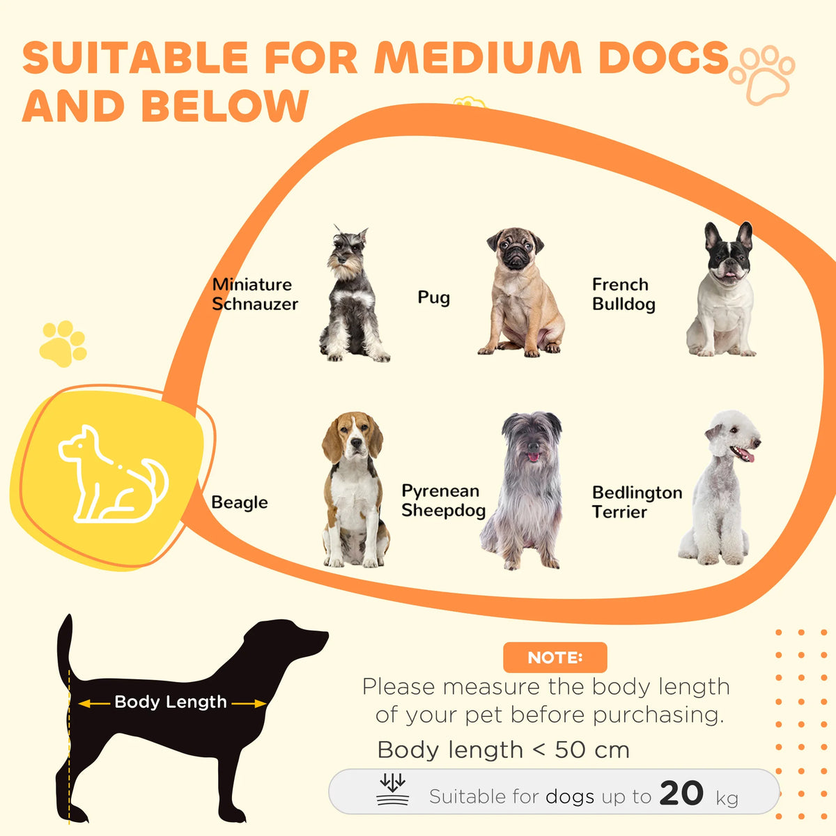 Dog Crate Furniture with Anti-Chew Resistant Mesh for Medium Dogs