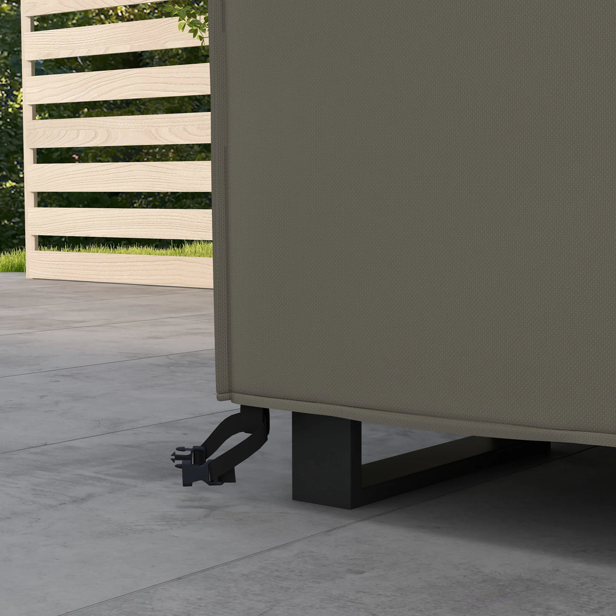 Garden Furniture Set Cover 230 x 230 x 70cm, 600D Oxford Square Patio Cover, Grey