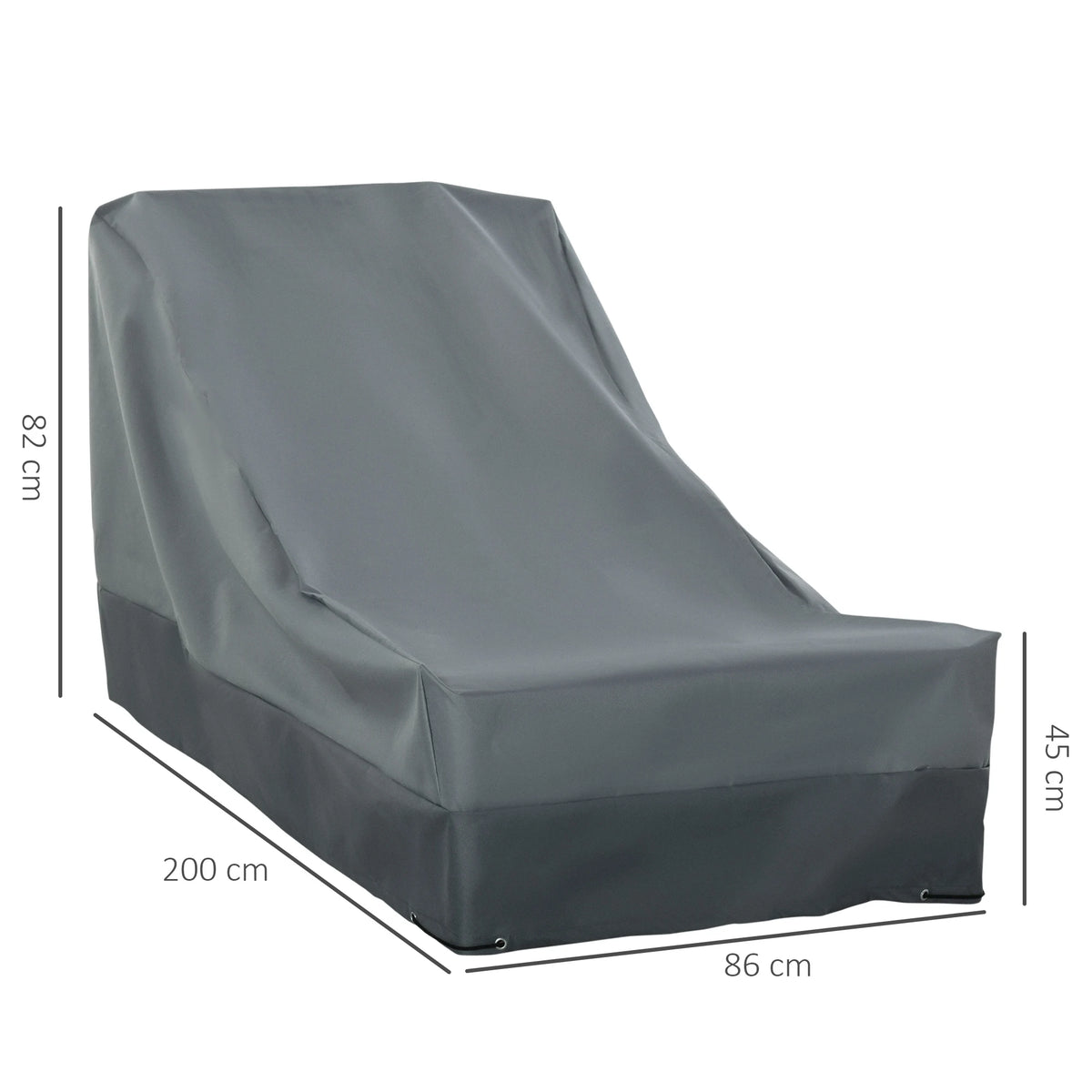 200x86x82cm Furniture Cover for Chairs 600D Oxford Water Resistant Protection