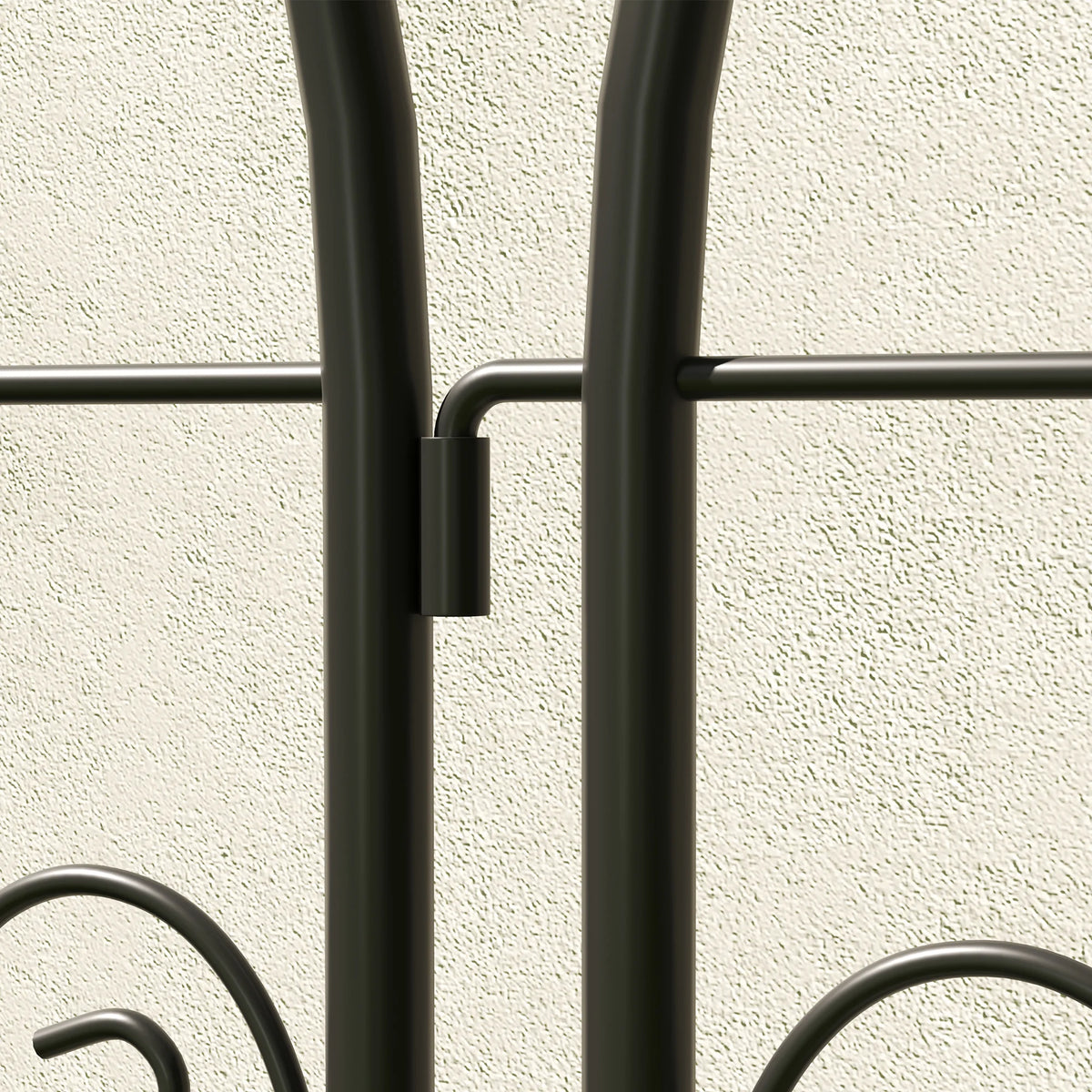 Set of 2 Metal Garden Trellis, Decorative Trellis Panels for Climbing Outdoor Plants