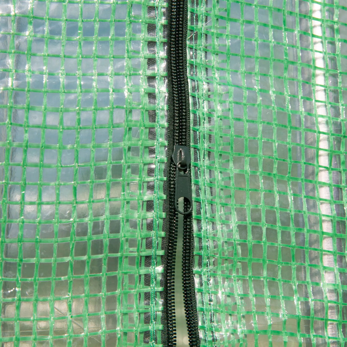Tomato Greenhouse with 2 Roll-Up Doors and 4 Windows, 3 x 1 x 2m, Green