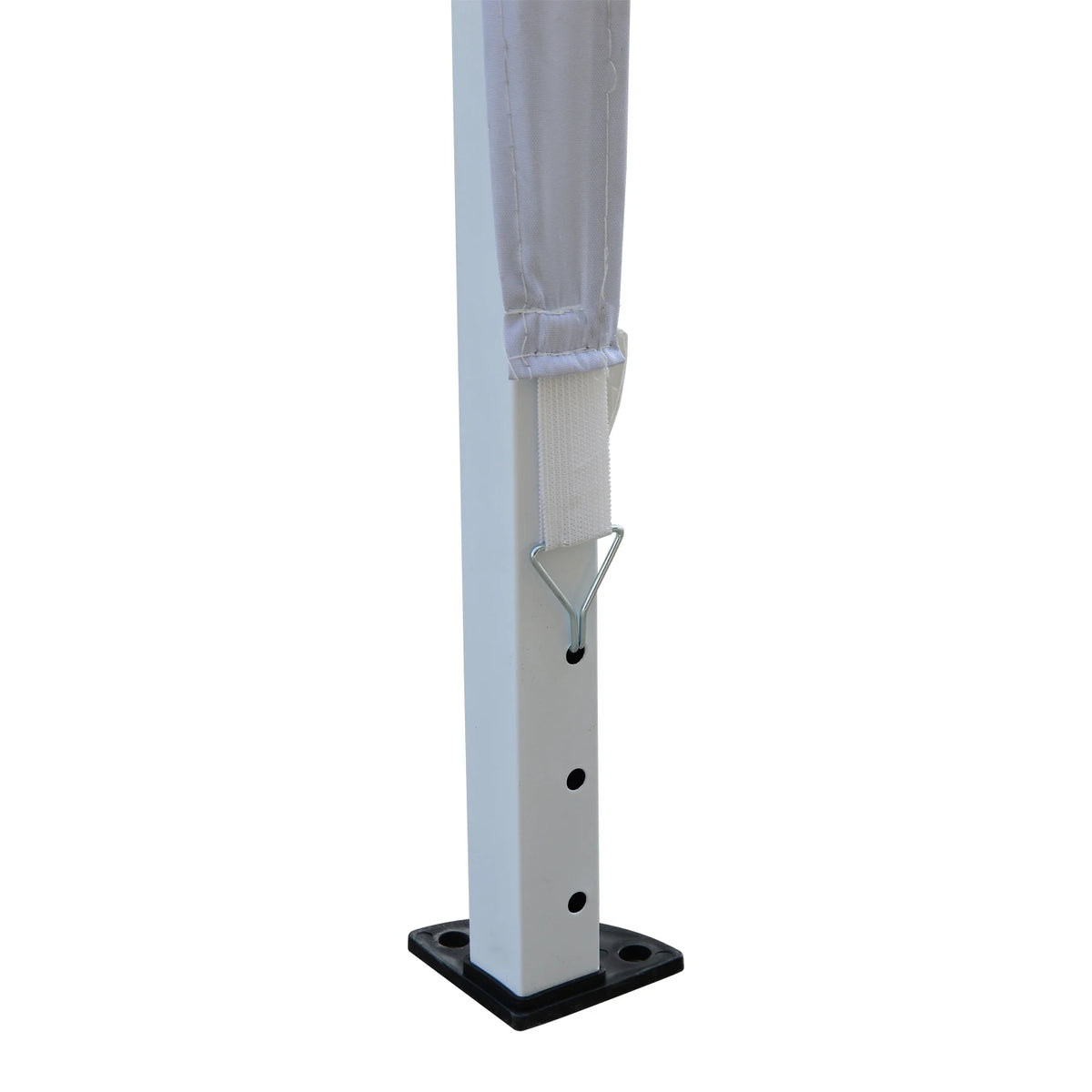 3 x 3m Pop-Up Gazebo with Carry Bag, Adjustable Height, White