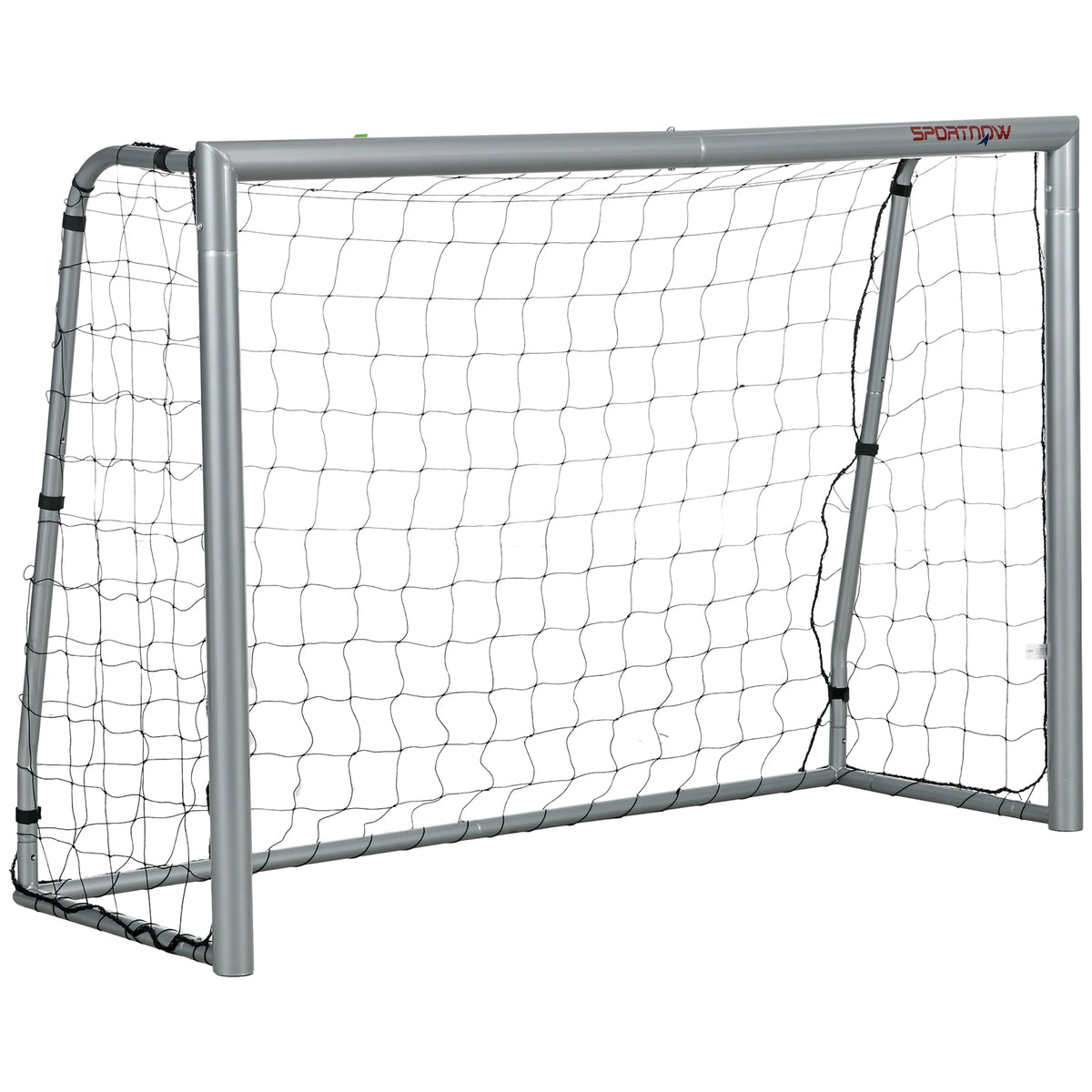 8ft x 5ft Football Goal with Steel Frame and Ground Stakes