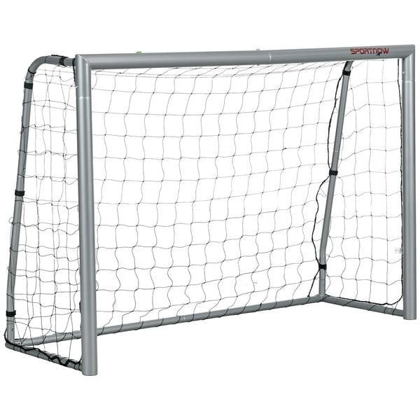 8ft x 5ft Football Goal with Steel Frame and Ground Stakes