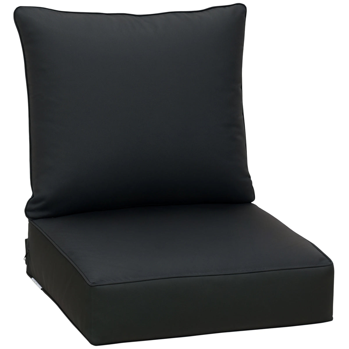 Outdoor Seat and Back Cushion Set Patio Deep Seating Chair Replacement Cushion