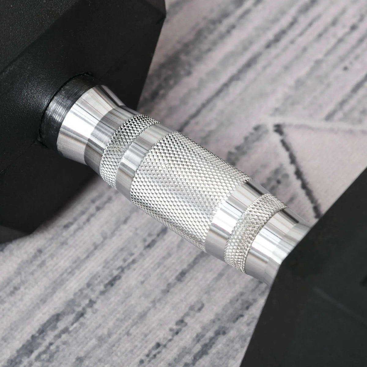 20kg Single Rubber Hex Dumbbell, Portable Hand Weight for Home Gym Workout