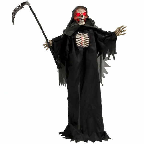 Life size animated grim reaper 170cm holding a scythe