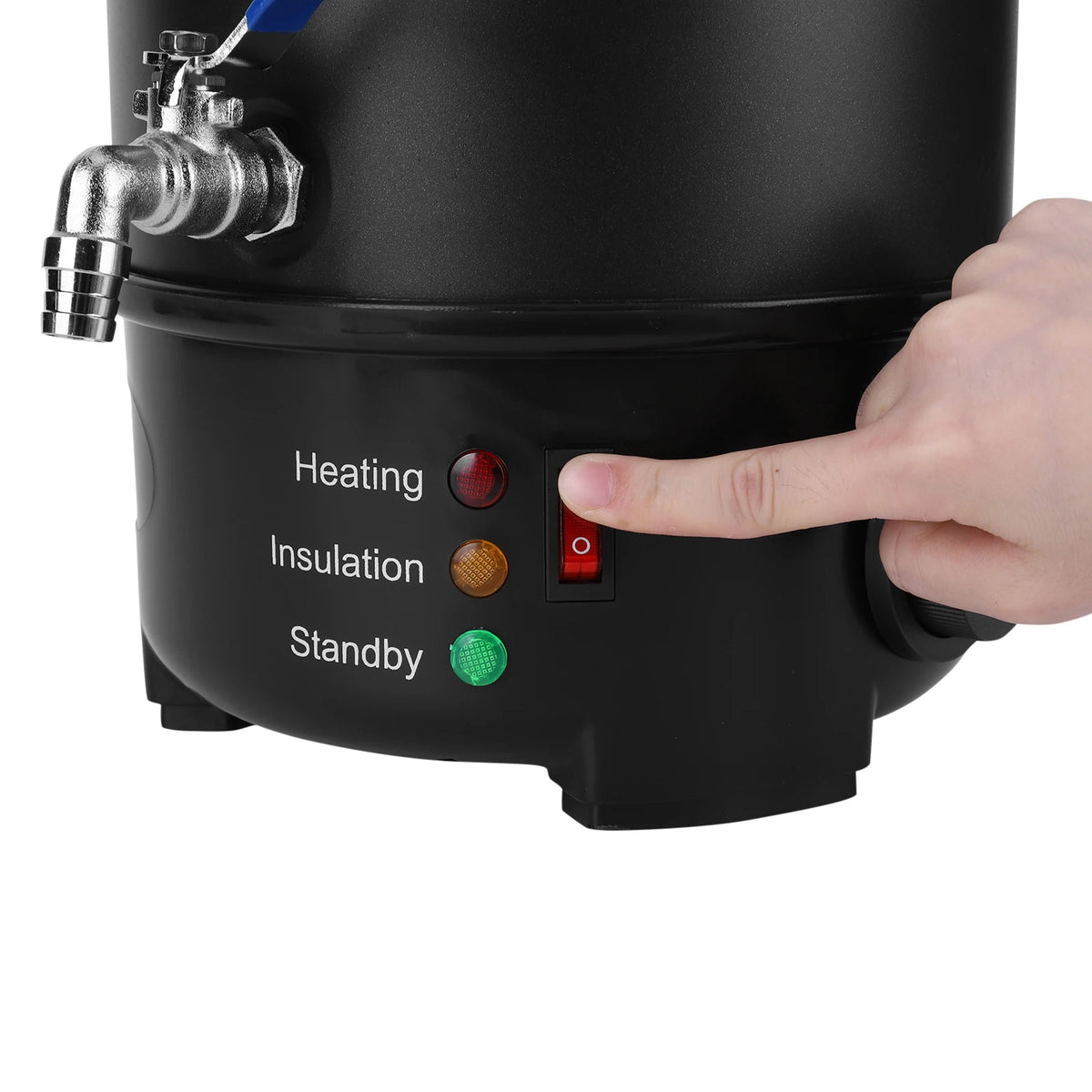 6L Electric Wax Melting Pot with Pouring Spout for Candle and Soap Making