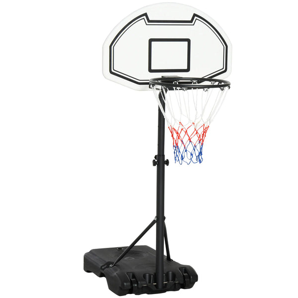 Portable Basketball Stand, 94-123cm Adjustable Hoop, Suitable for Poolside, Adults
