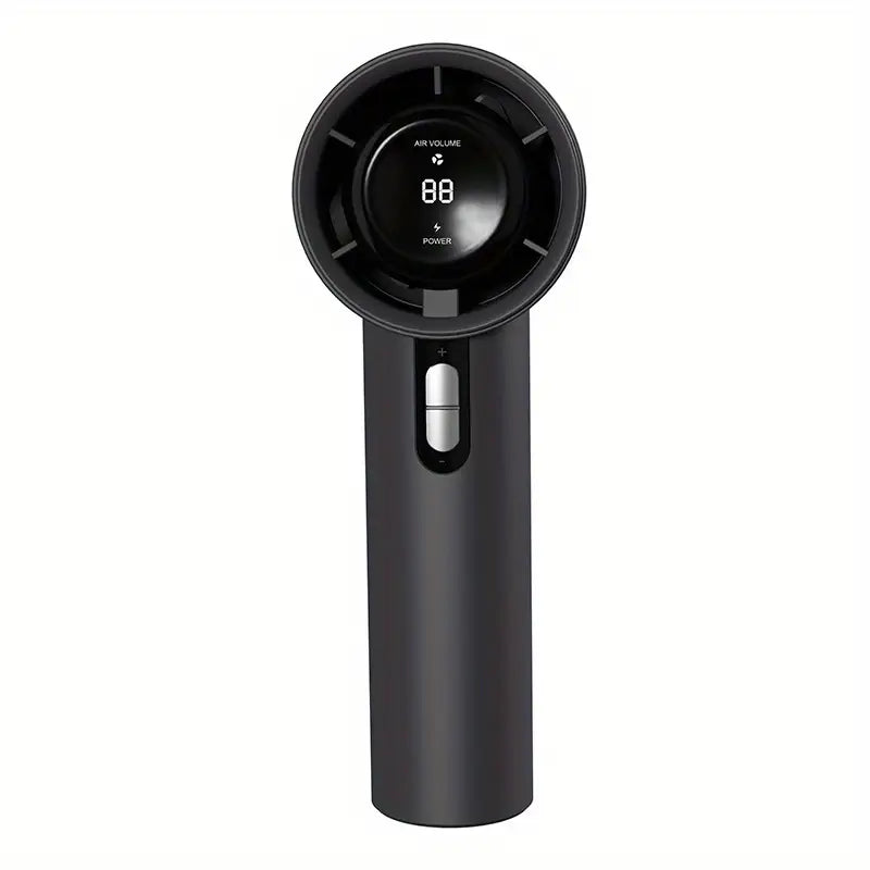 Portable Handheld Turbo Fan – 5–8 Hour Battery, 13,000 RPM Brushless Motor, 9m/s Wind Speed, 100% Adjustable, USB Rechargeable Mini Fan for Indoor & Outdoor Use