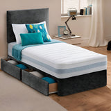 Comfort Single Divan Bed Set with Supportive Mattress – Sleek Design for Everyday Relaxation