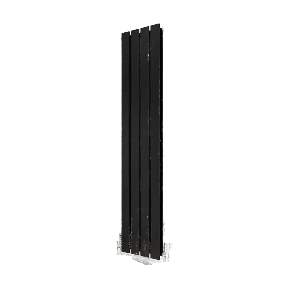 Vertical double panel radiator 1600 x 272mm on a white background